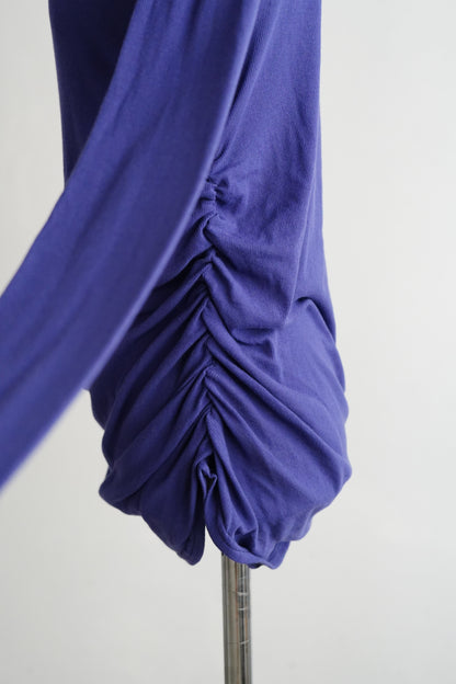 Shirring Pullover / PURPLE