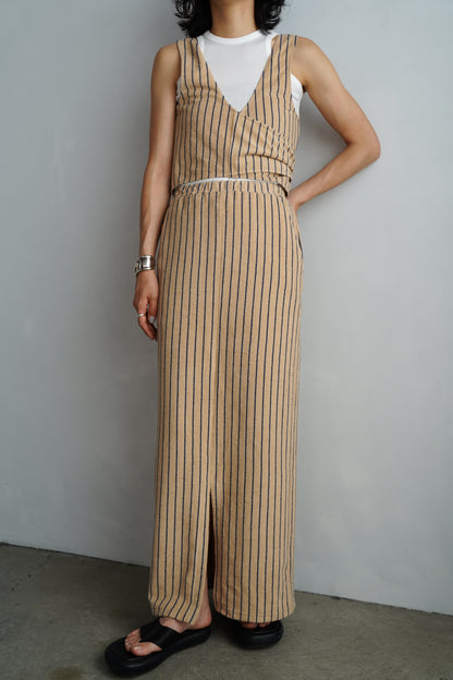 THE PILE SKIRT / BEIGE