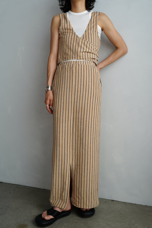THE PILE SKIRT / BEIGE -6月12日発送-