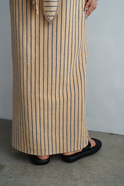 THE PILE SKIRT / BEIGE