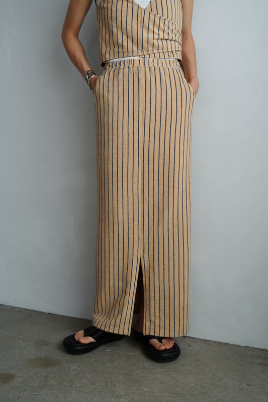 THE PILE SKIRT / BEIGE -6月12日発送-