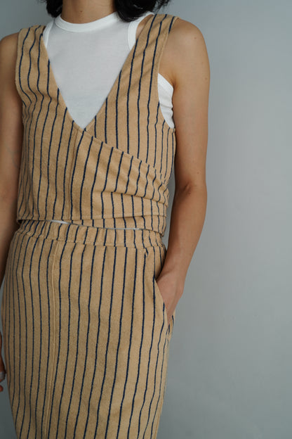 THE PILE SKIRT / BEIGE