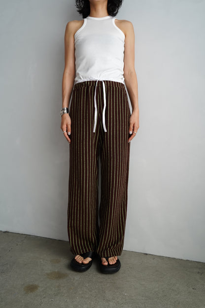 THE PILE PANTS / BROWN -7月12-17日発送-