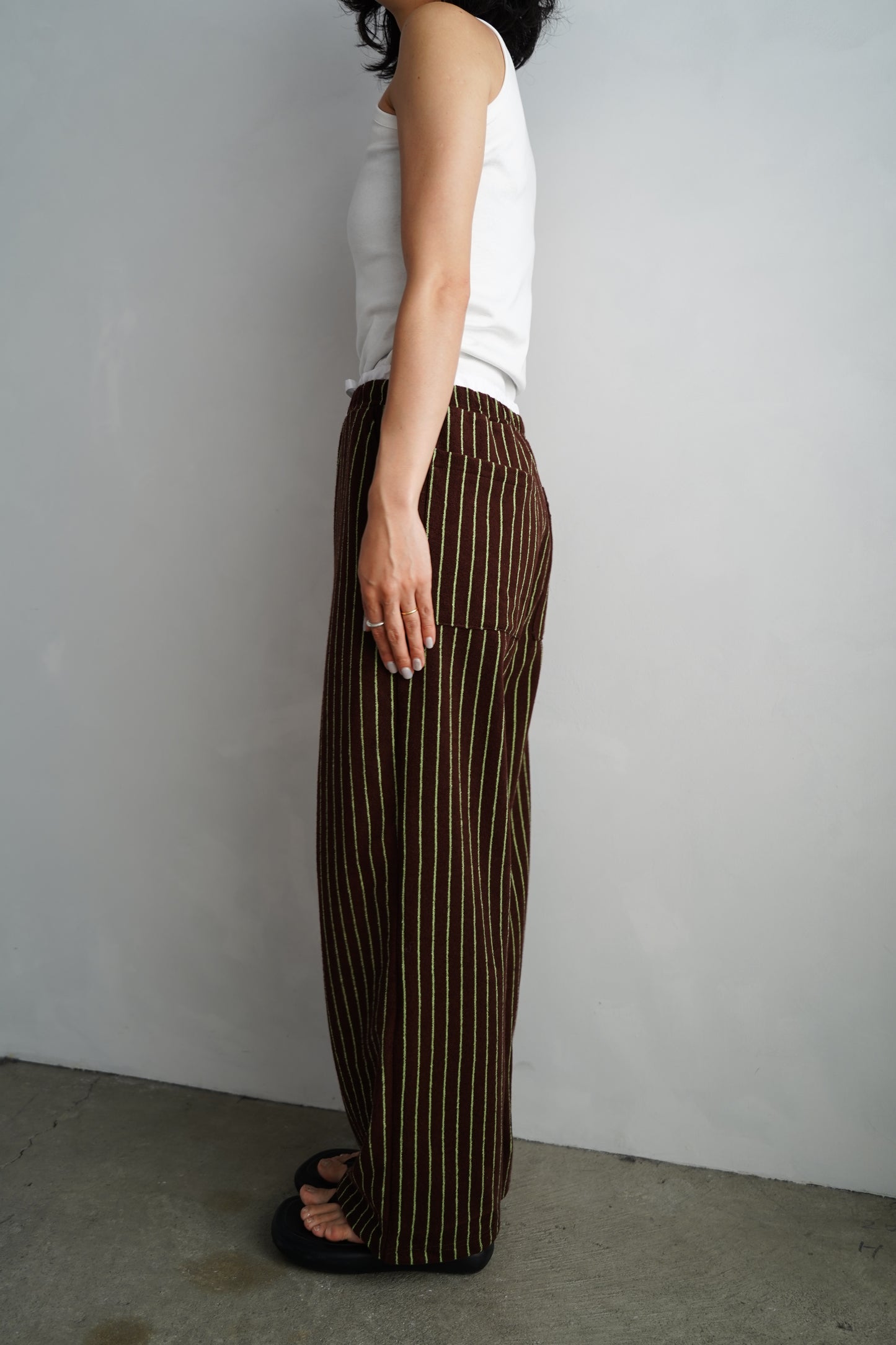 THE PILE PANTS / BROWN -7月12-17日発送-