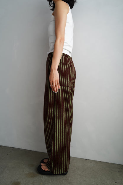 THE PILE PANTS / BROWN -7月12-17日発送-