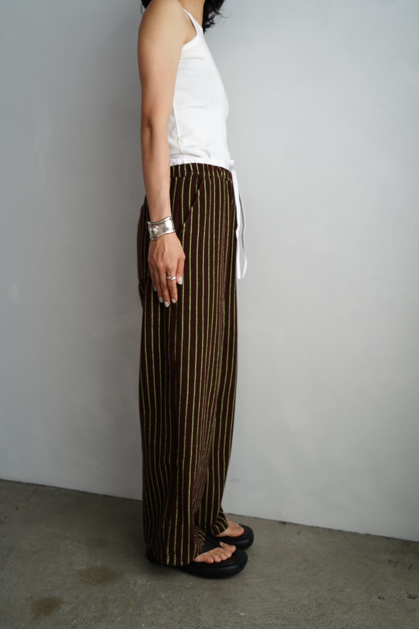 THE PILE PANTS / BROWN -7月12-17日発送-
