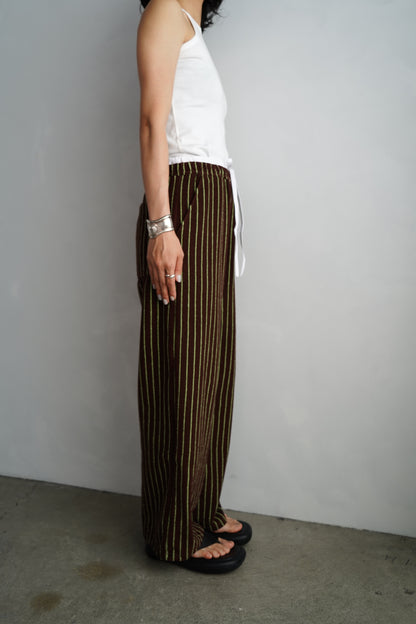 THE PILE PANTS / BROWN -7月12-17日発送-