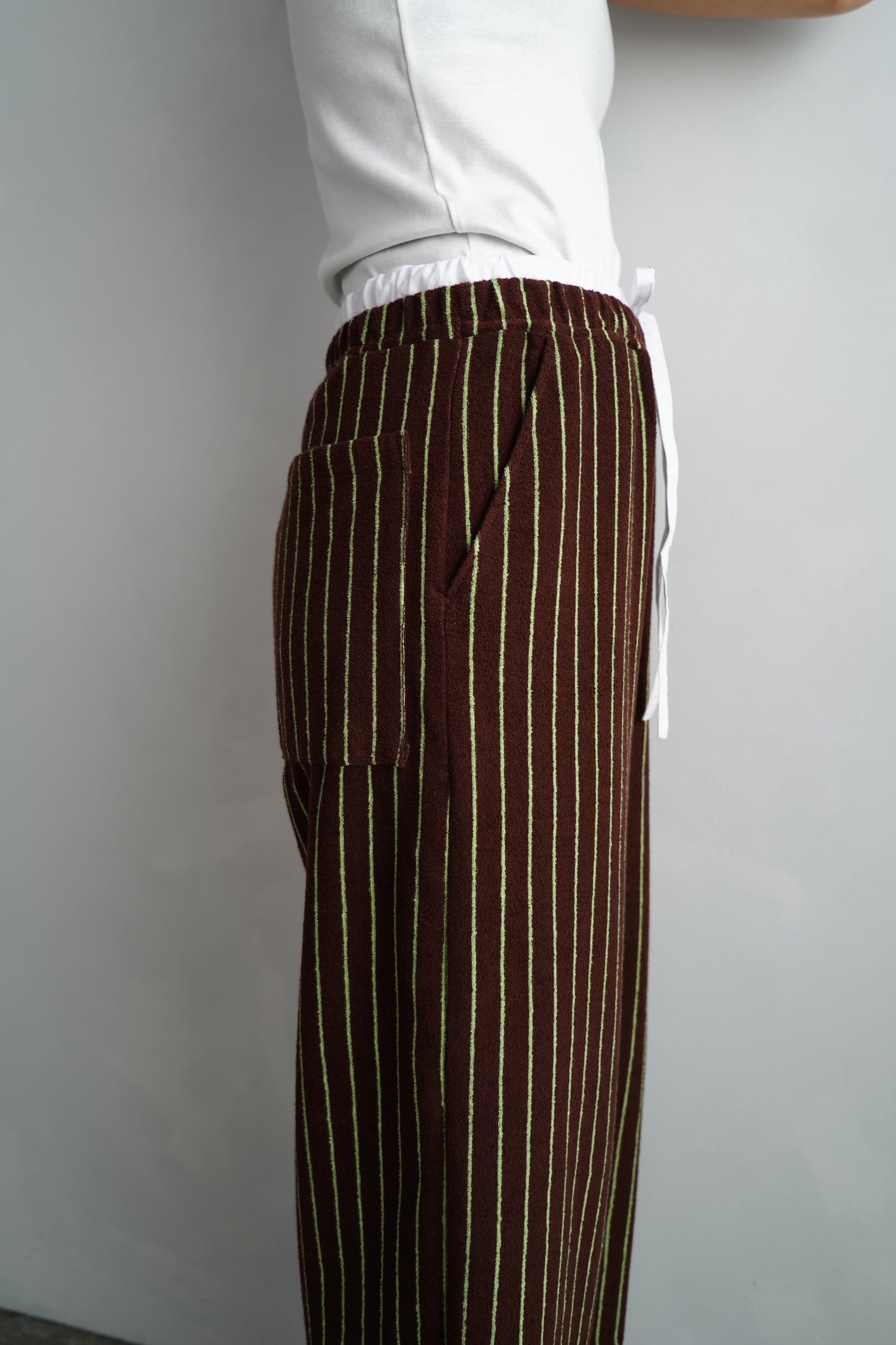 THE PILE PANTS / BROWN -7月12-17日発送-
