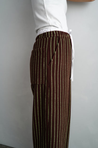 THE PILE PANTS / BROWN -7月12-17日発送-