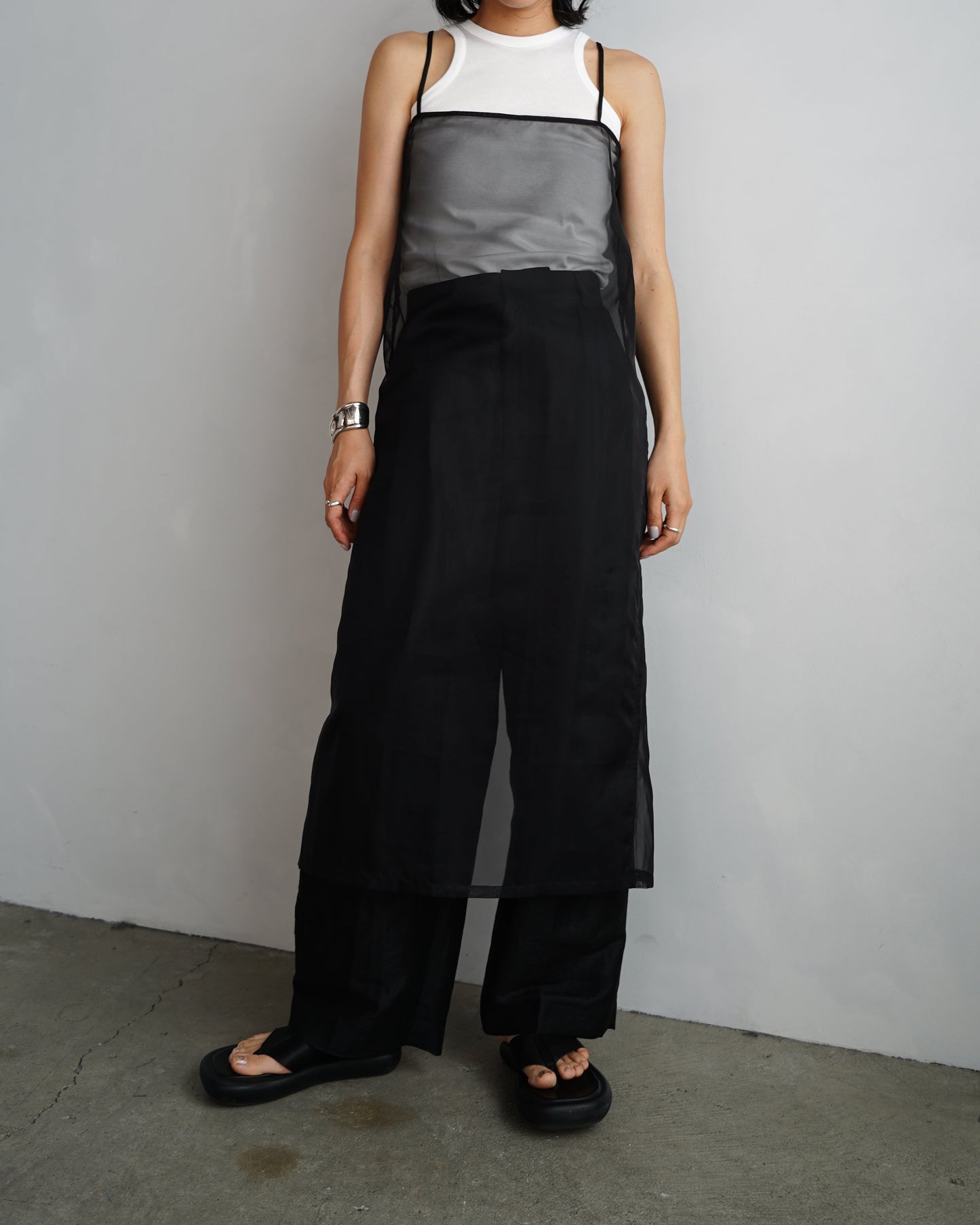 Organdy Cami Onepiece / BLACK