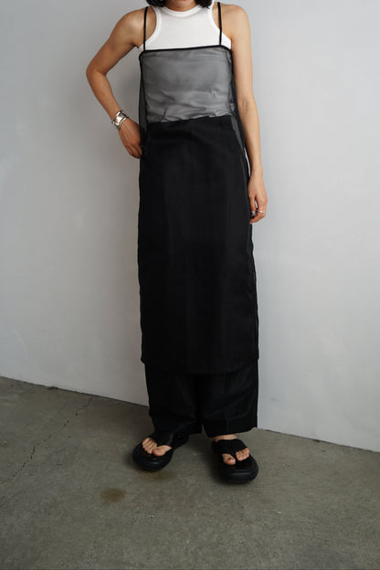 Organdy Cami Onepiece / BLACK