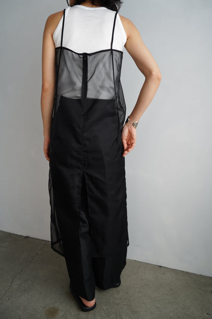 Organdy Cami Onepiece / BLACK