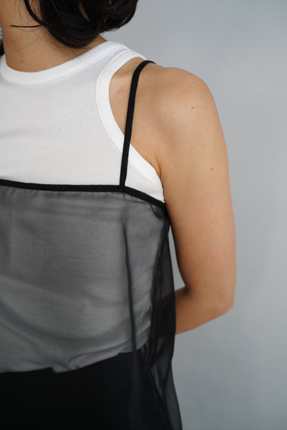 Organdy Cami Onepiece / BLACK
