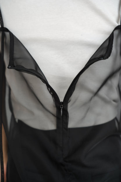 Organdy Cami Onepiece / BLACK