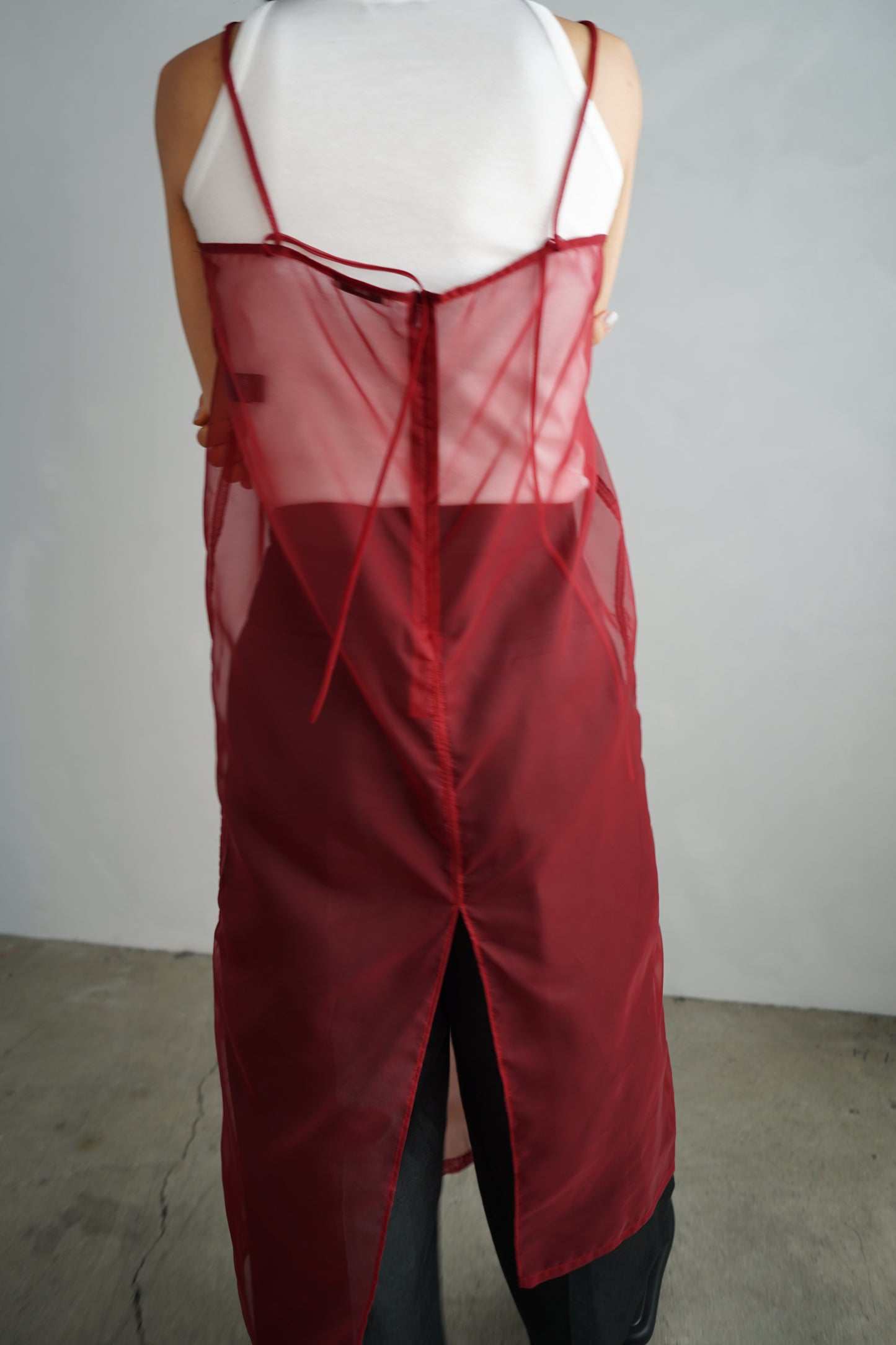 Organdy Cami Onepiece / RED
