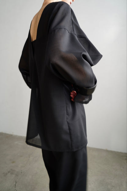 Voile Tops / BLACK -5月20-25日発送-