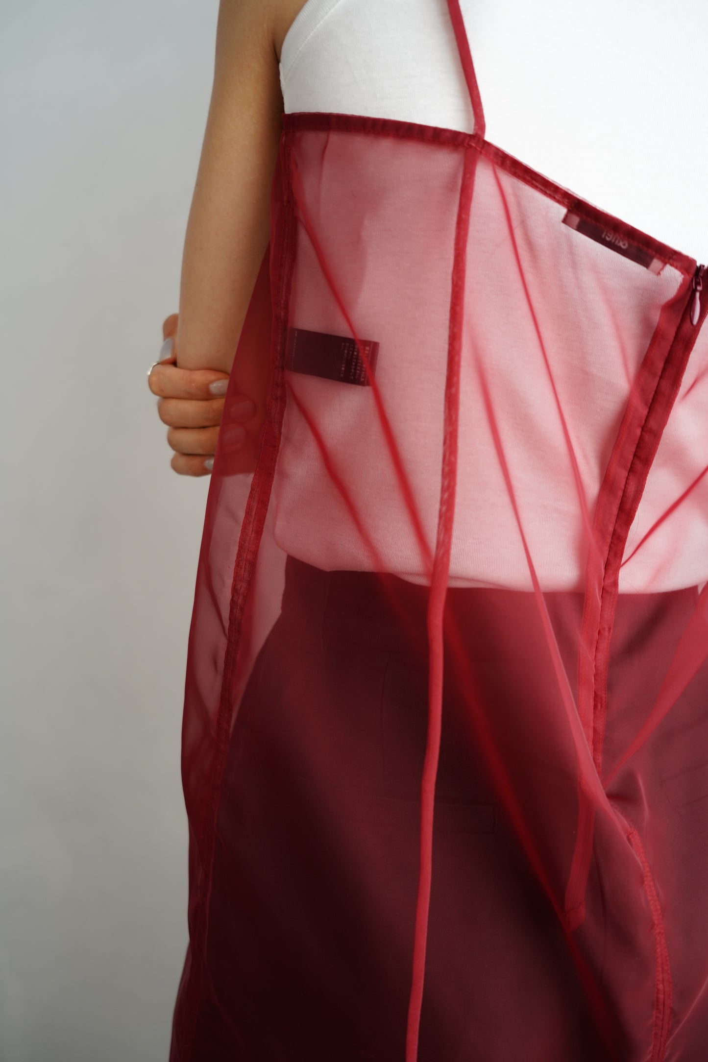 Organdy Cami Onepiece / RED