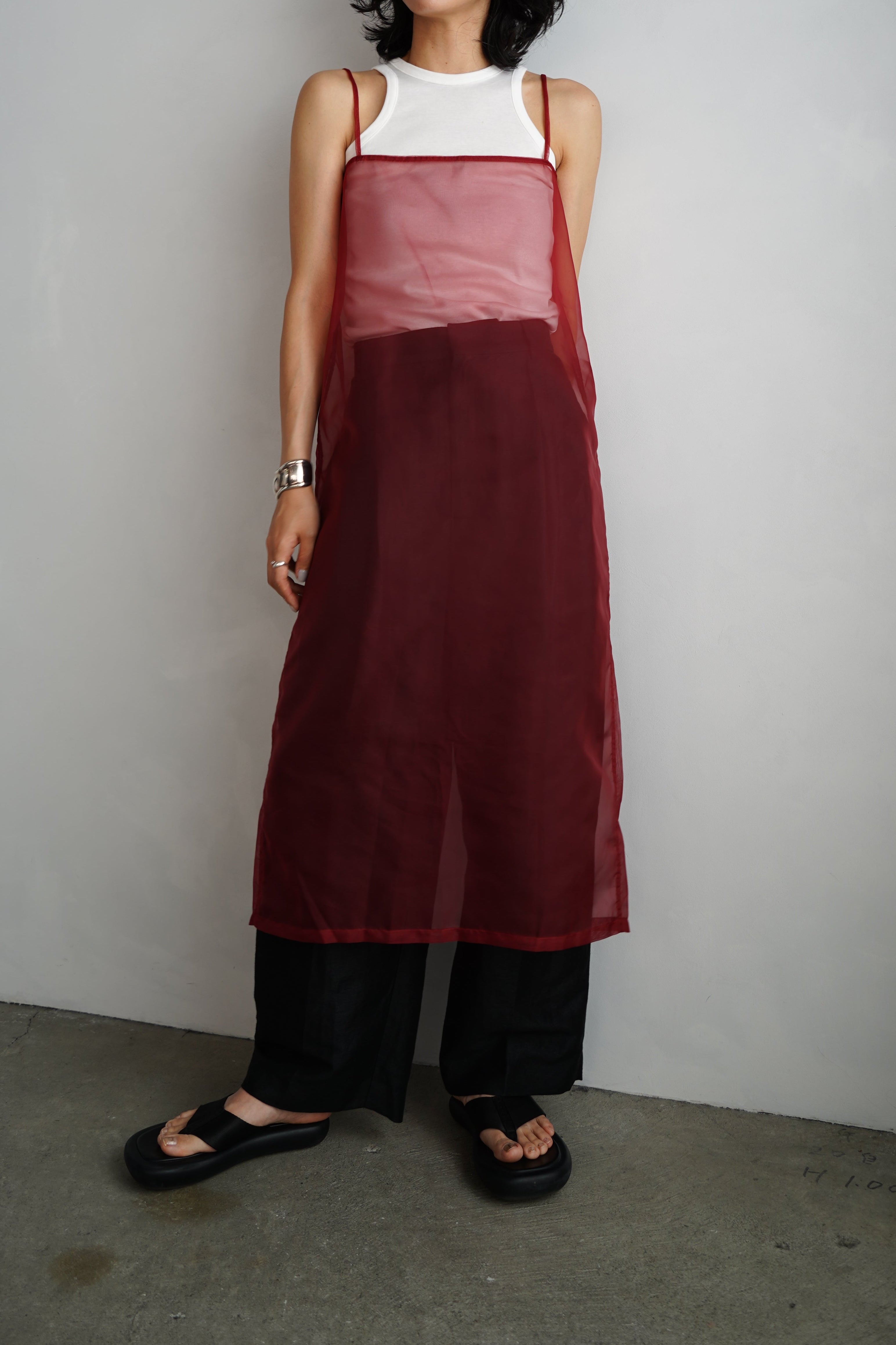 Organdy Cami Onepiece / RED – &her