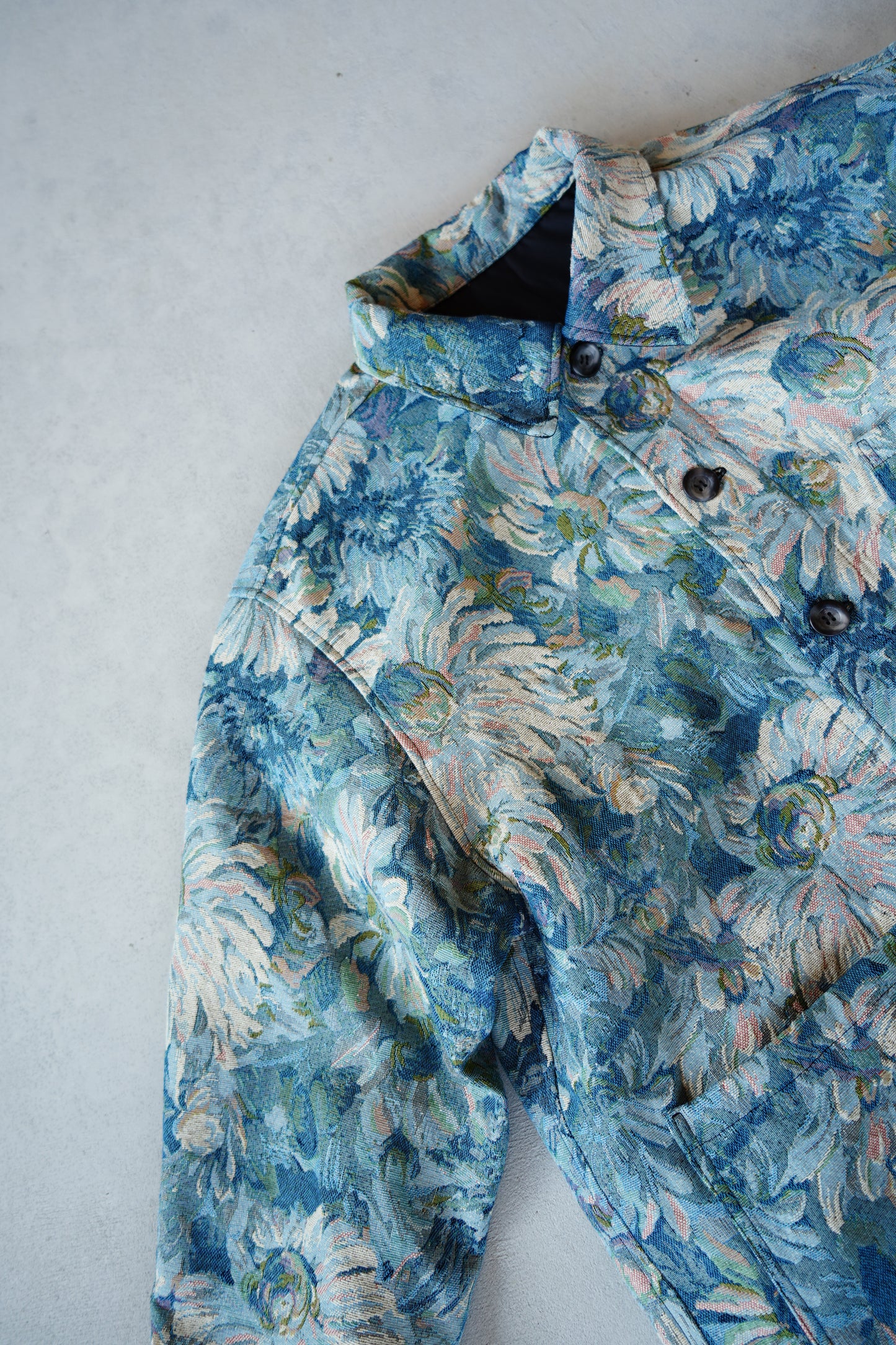 Jacquard Jacket / BLUE -10月21-23日発送-