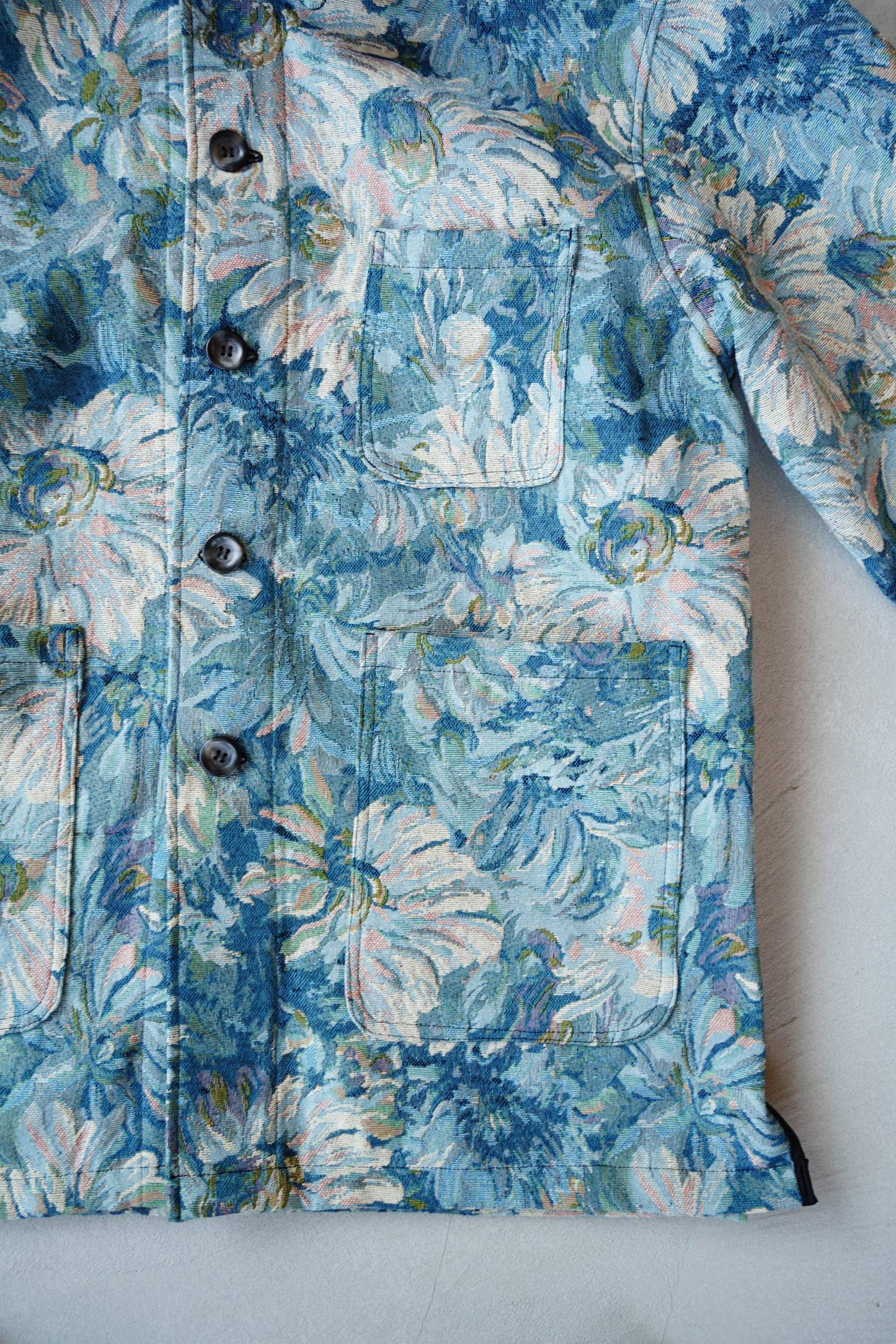 Jacquard Jacket / BLUE -10月21-23日発送-