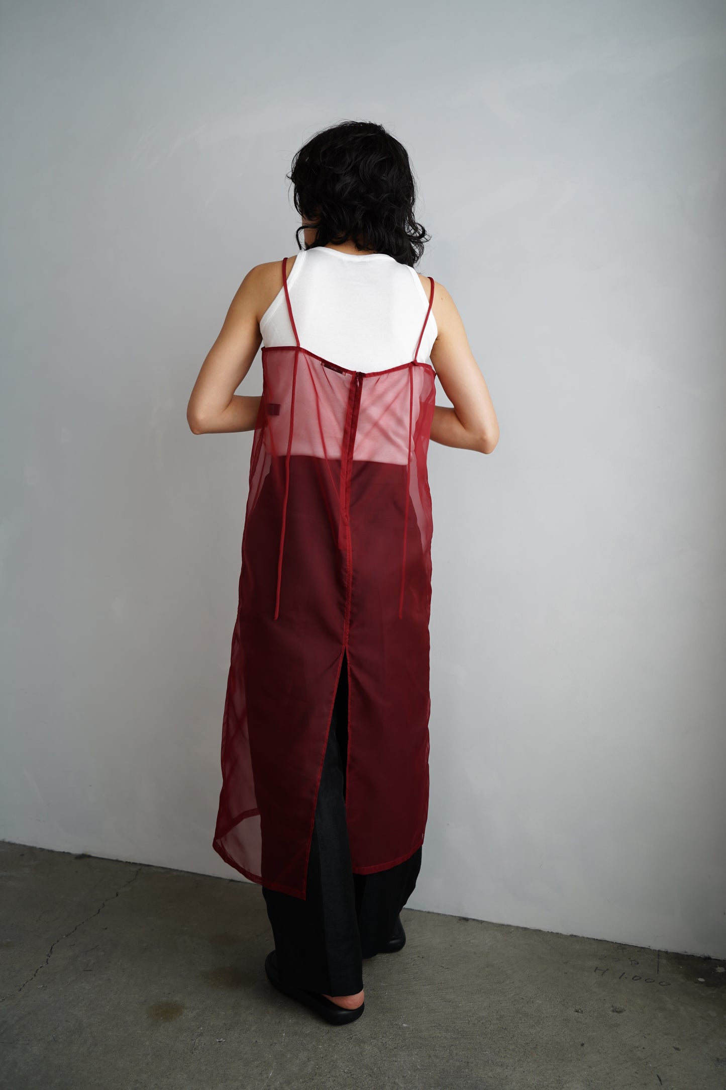 Organdy Cami Onepiece / RED