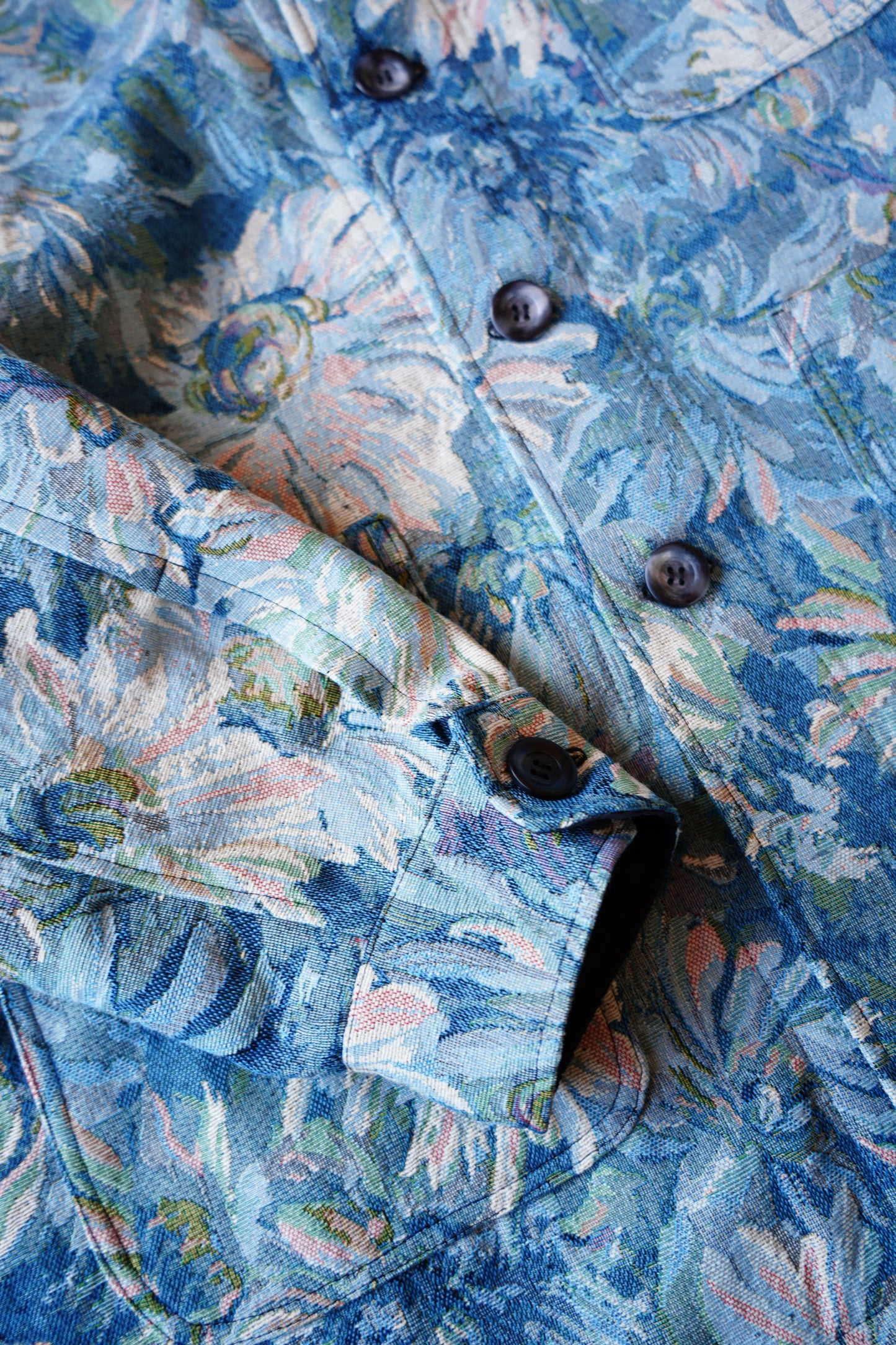 Jacquard Jacket / BLUE -10月21-23日発送-