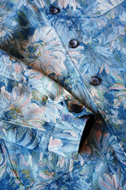 Jacquard Jacket / BLUE -10月21-23日発送-