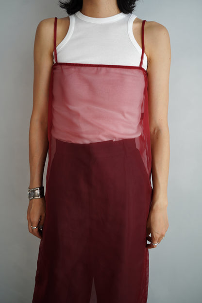 Organdy Cami Onepiece / RED