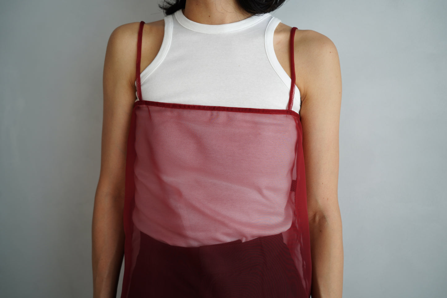 Organdy Cami Onepiece / RED