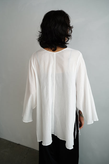 Ripple Cape Top / WHITE
