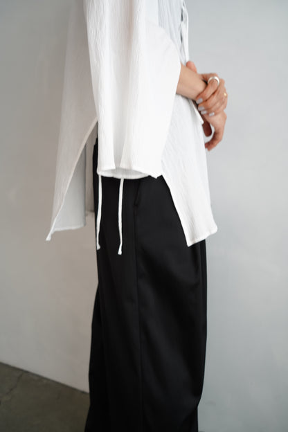 Ripple Cape Top / WHITE