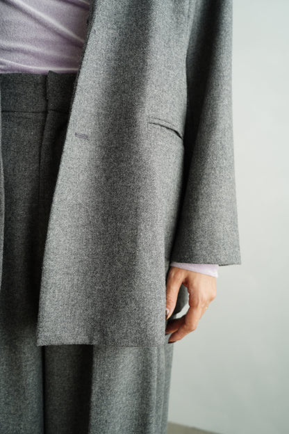 Wool Cashmere Jacket / GRAY -11月15-20日発送-
