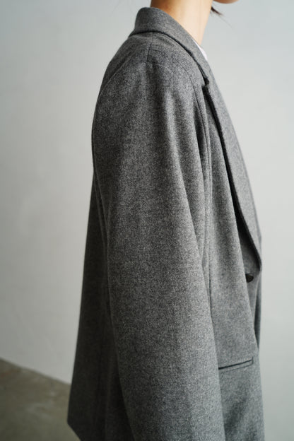Wool Cashmere Jacket / GRAY -11月15-20日発送-