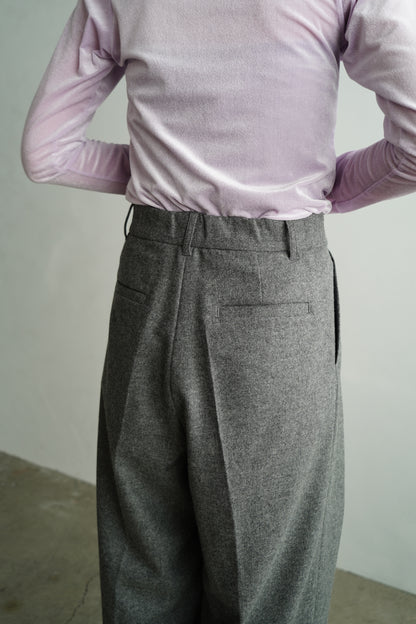 Wool Cashmere Pants / GRAY -11月15-20日発送-