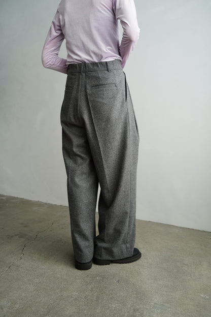 Wool Cashmere Pants / GRAY -11月15-20日発送-