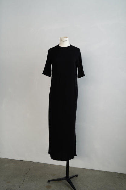 Smooth Sheer Onepiece / BLACK