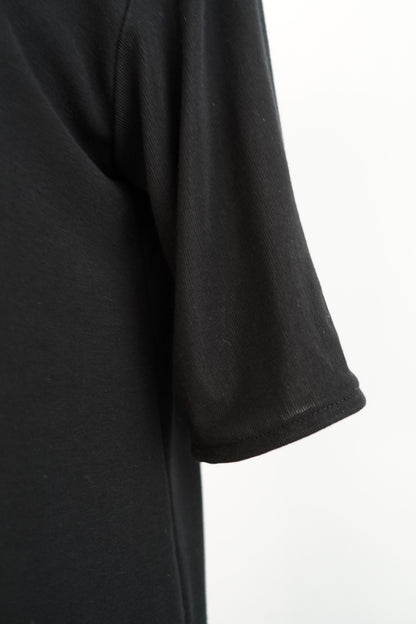Smooth Sheer Onepiece / BLACK