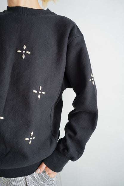 Bijou Sweat Pullover / BLACK -11月22日発送-