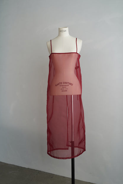 Organdy Cami Onepiece / RED