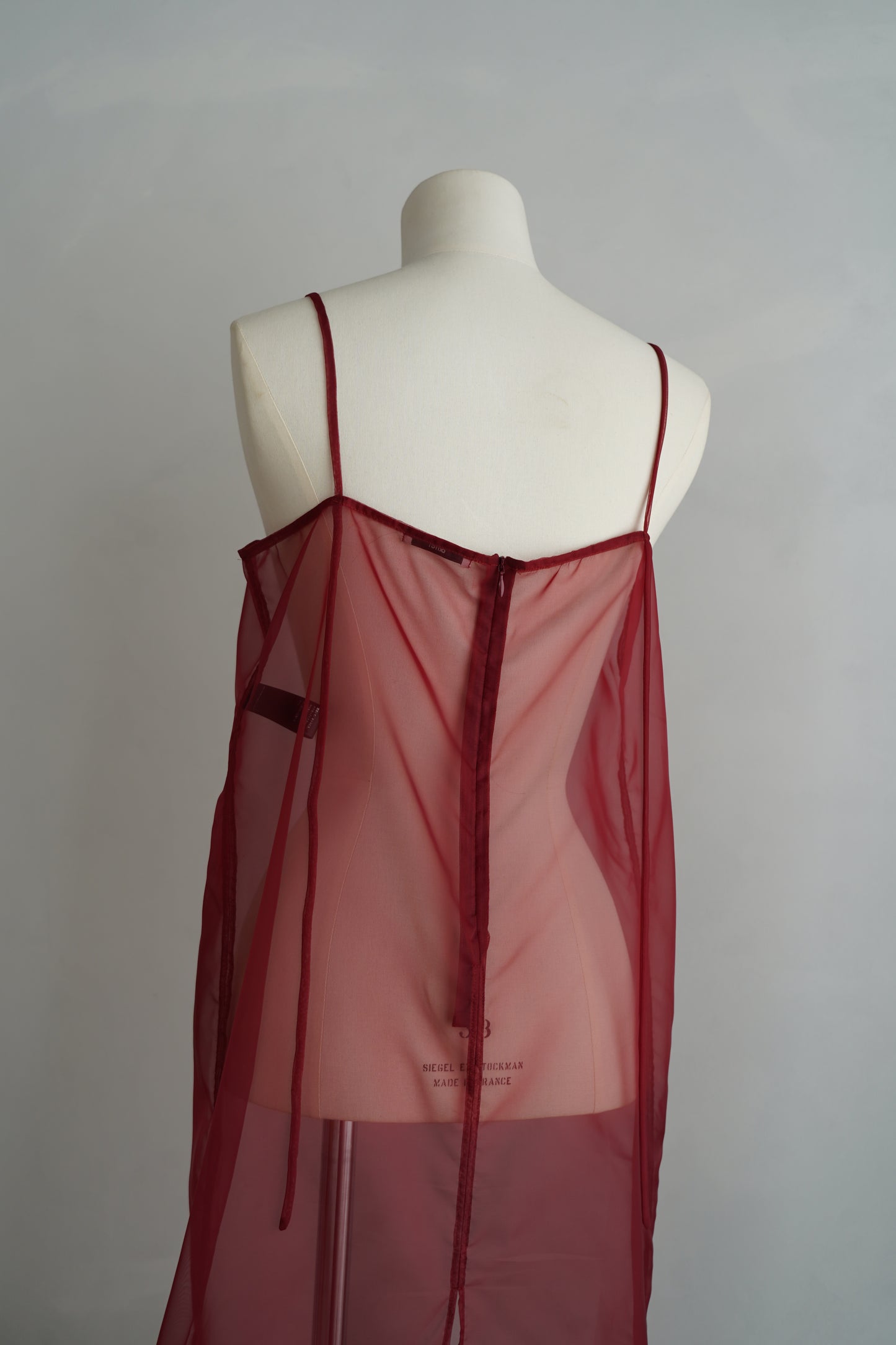 Organdy Cami Onepiece / RED