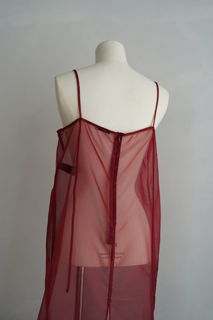 Organdy Cami Onepiece / RED