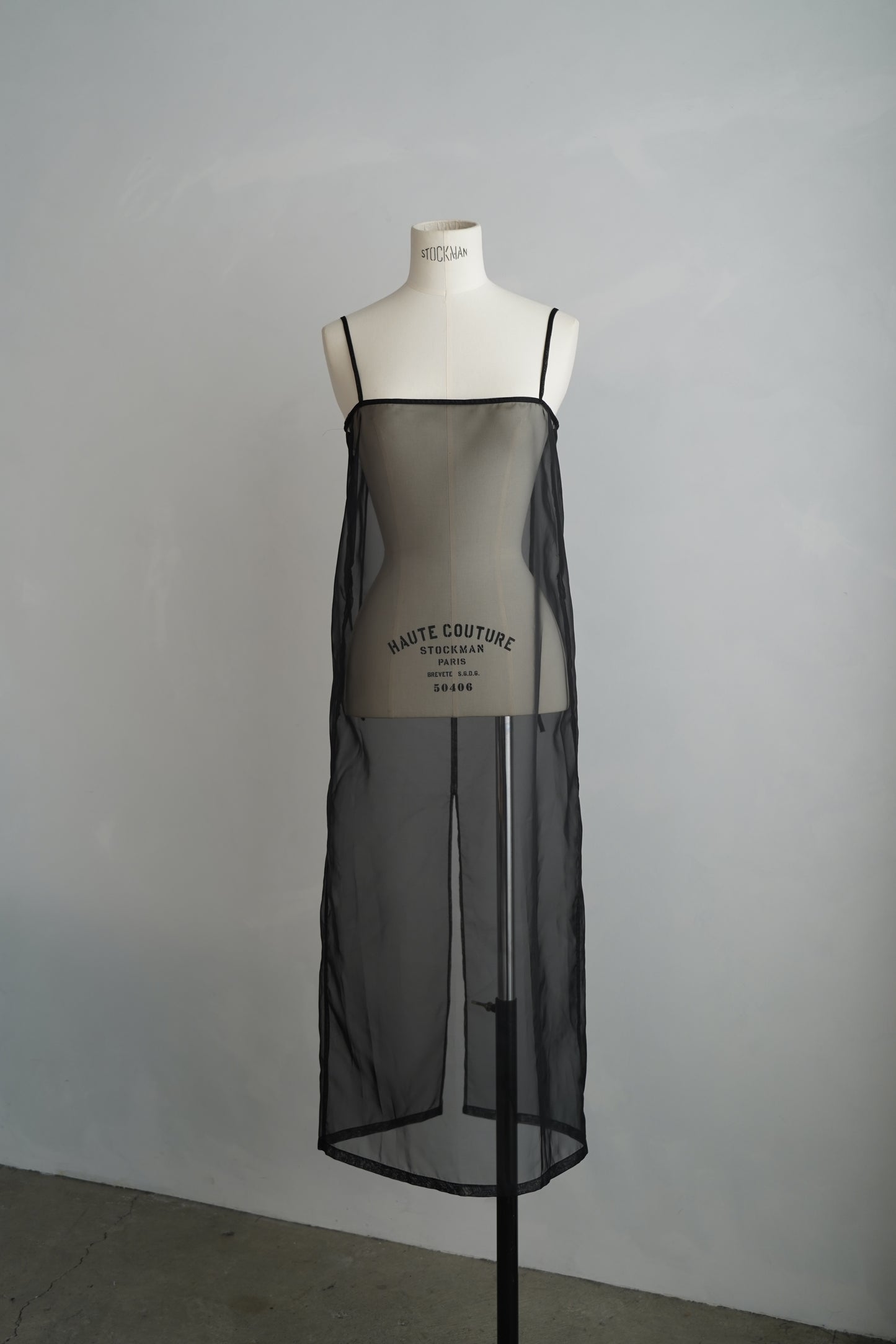 Organdy Cami Onepiece / BLACK