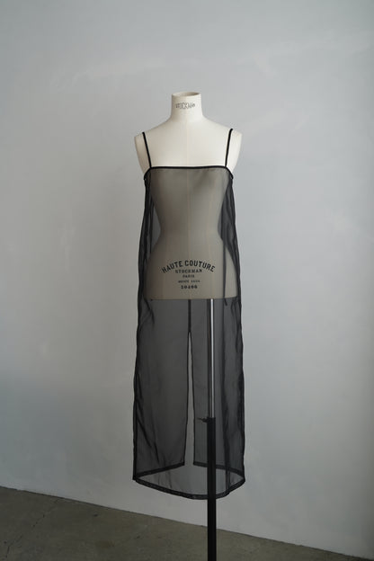 Organdy Cami Onepiece / BLACK