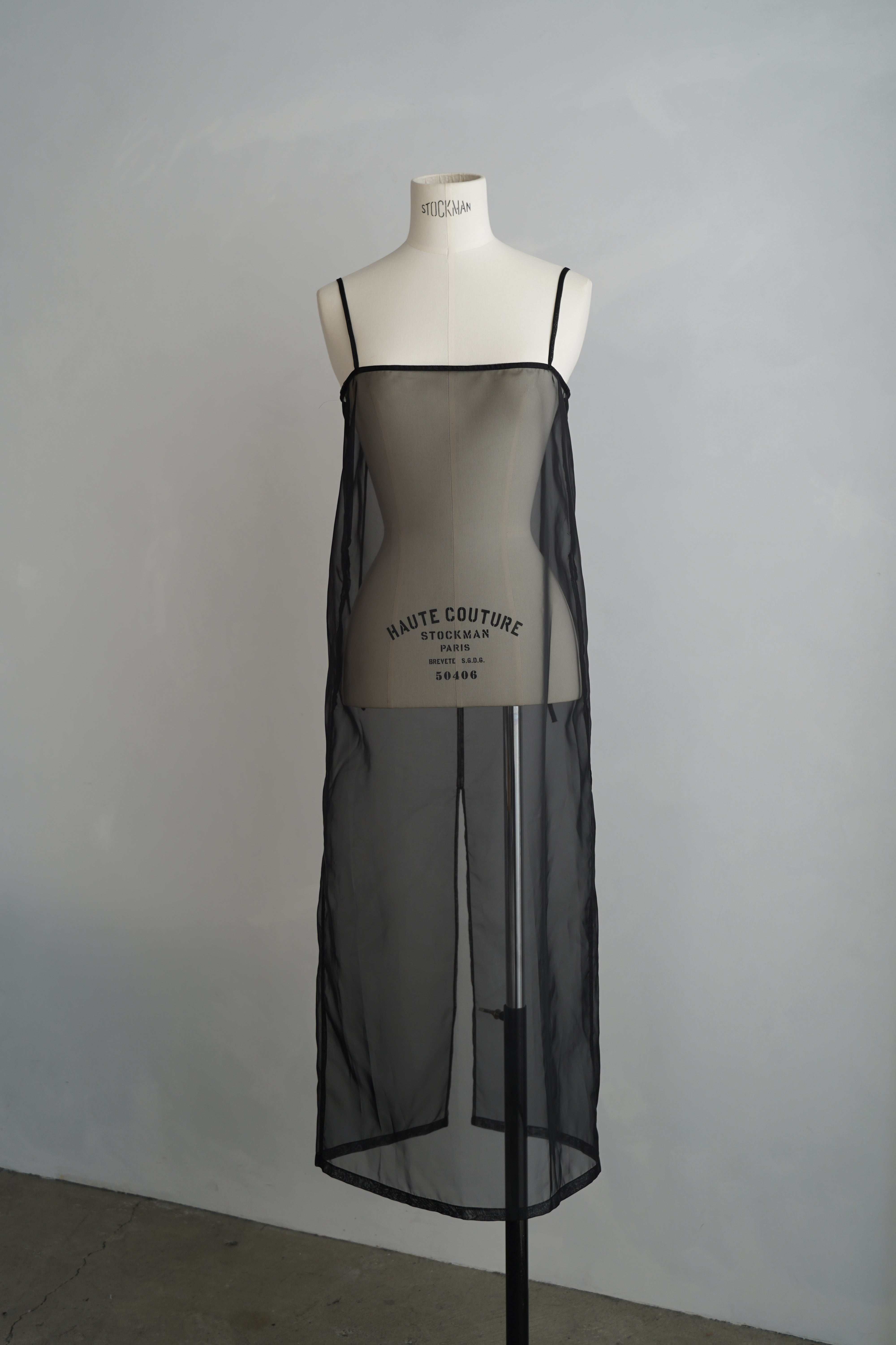 Organdy Cami Onepiece / BLACK – &her