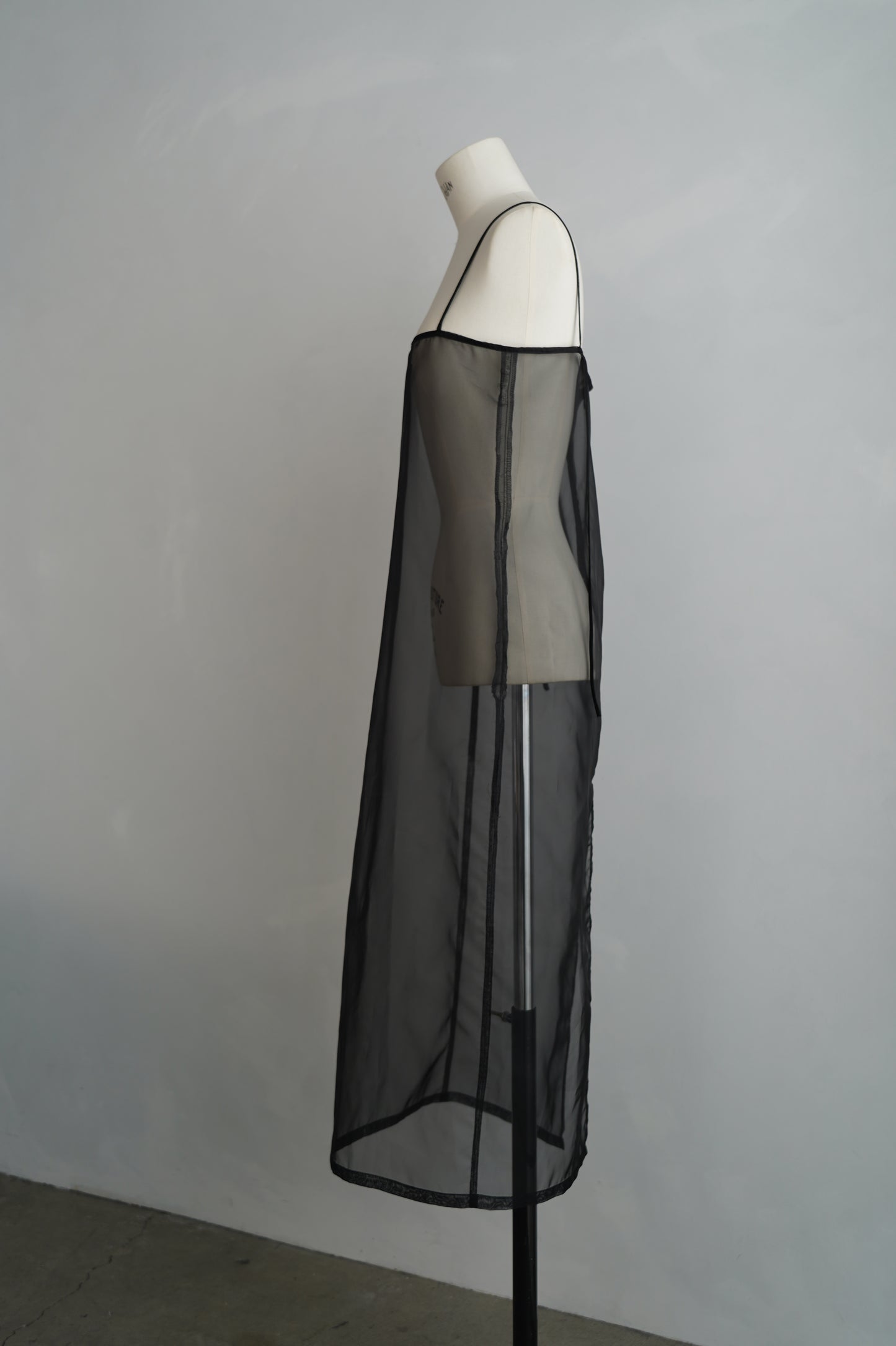Organdy Cami Onepiece / BLACK