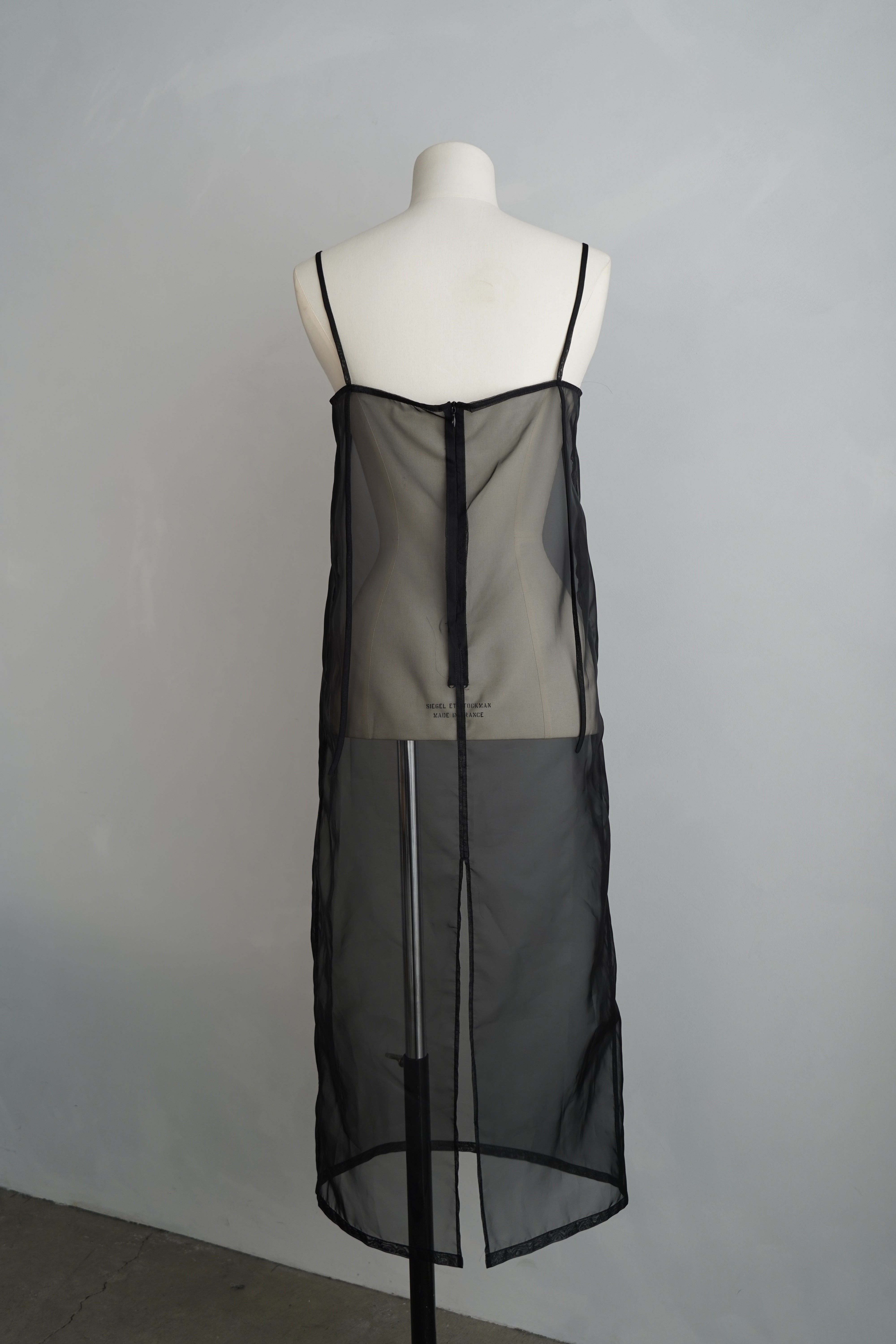 Organdy Cami Onepiece / BLACK – &her