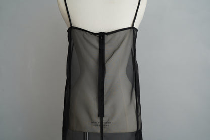 Organdy Cami Onepiece / BLACK