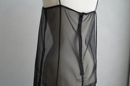 Organdy Cami Onepiece / BLACK