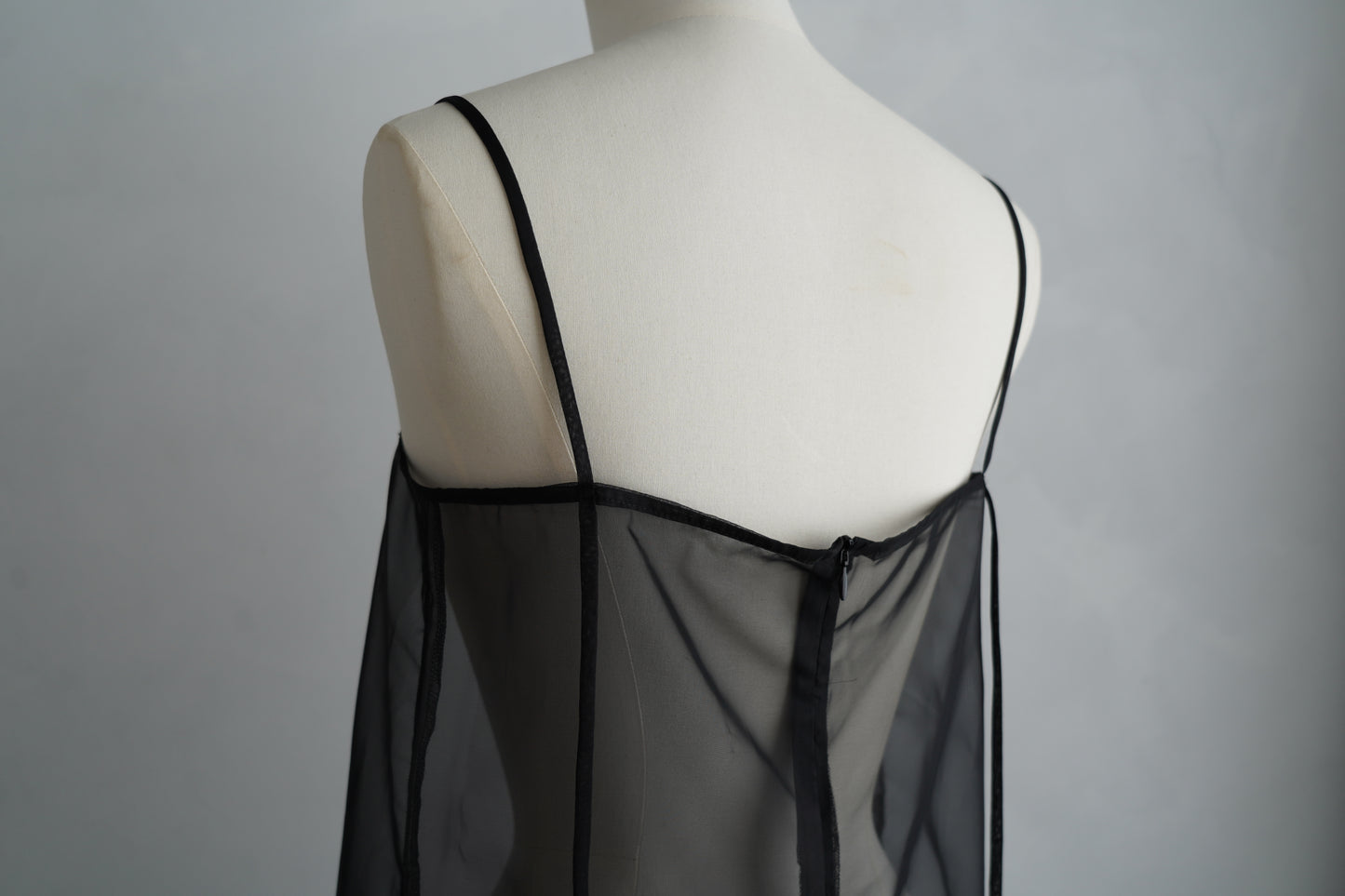 Organdy Cami Onepiece / BLACK