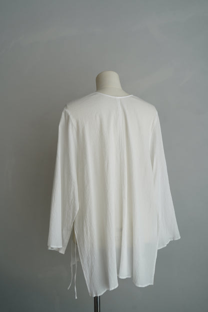 Ripple Cape Top / WHITE
